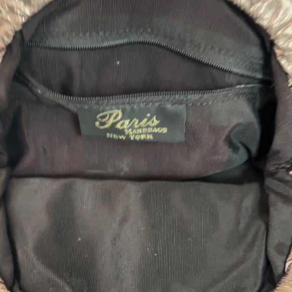 Paris New York  Bronze Golden Evening bag Crossbody Glitz bag - Picture 6 of 8